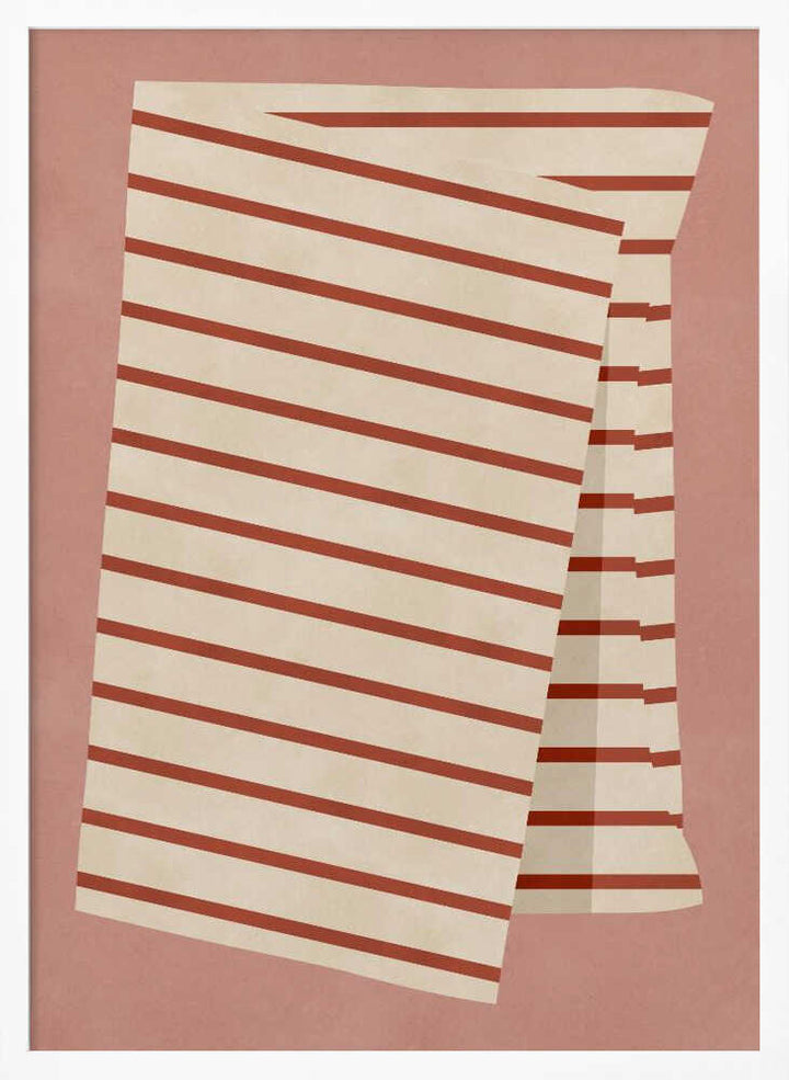 Warm Terracotta Stripes