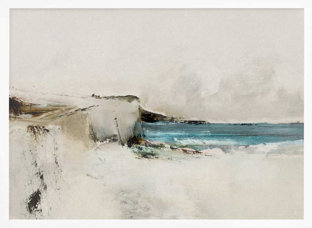 "White Cliffs Ocean" by Dan Hobday — Coastal Wall Art