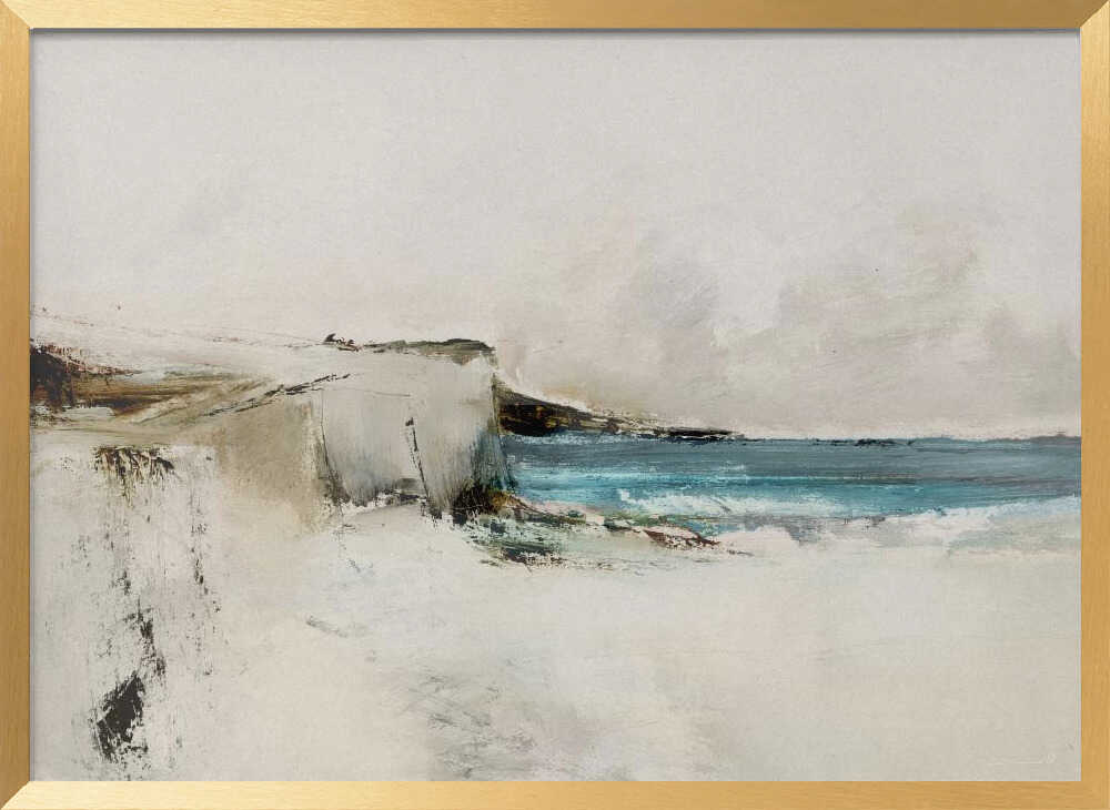 "White Cliffs Ocean" by Dan Hobday — Coastal Wall Art