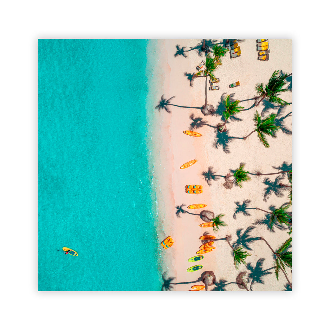 "Bavaro Aerial" Acrylic Wall Art