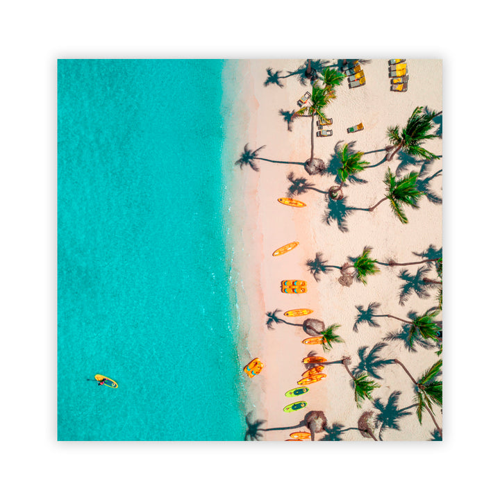 "Bavaro Aerial" Acrylic Wall Art