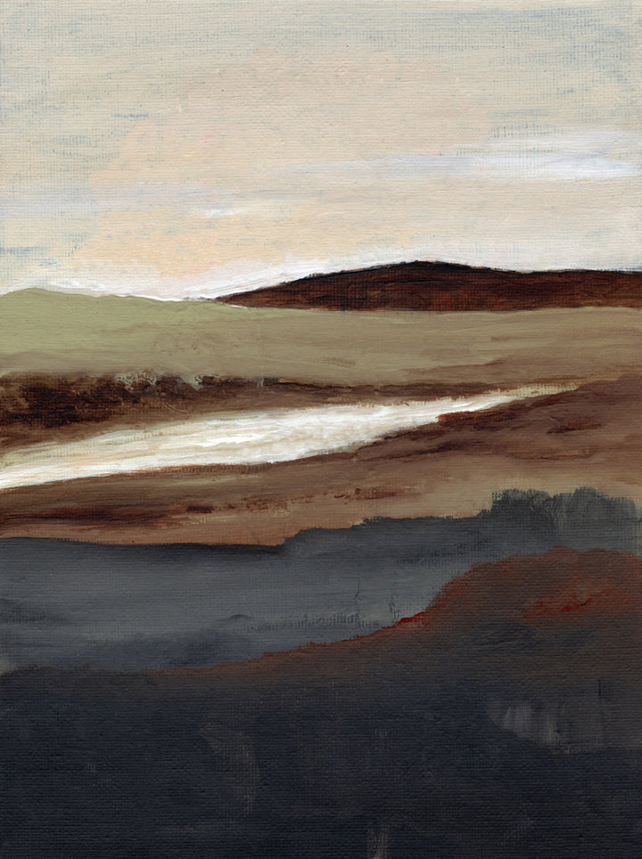 "Serene View" Framed Textured Wall Art