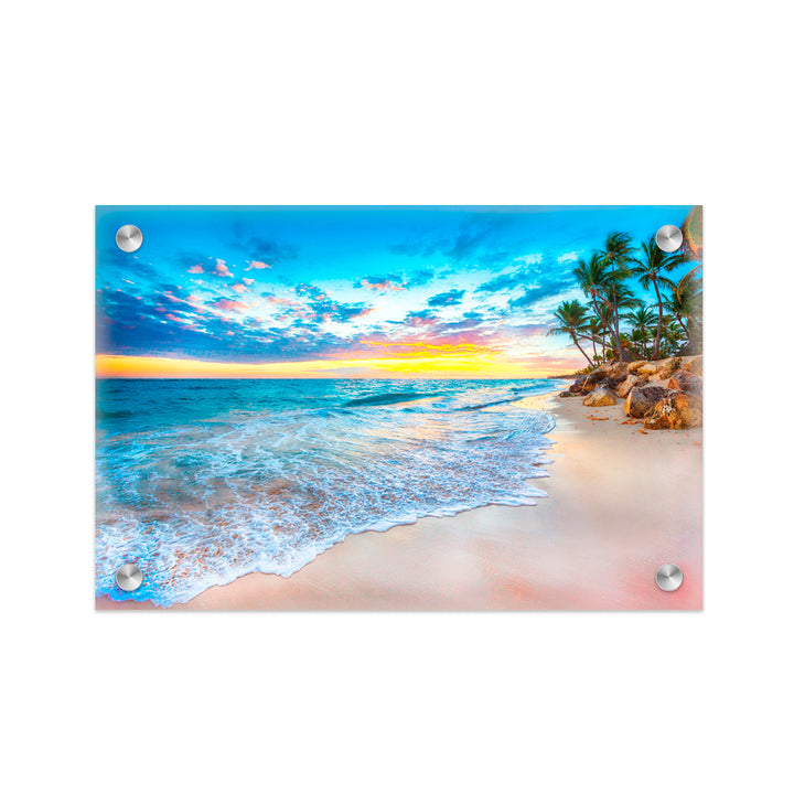 "Dawn in Punta Cana" Acrylic Wall Art