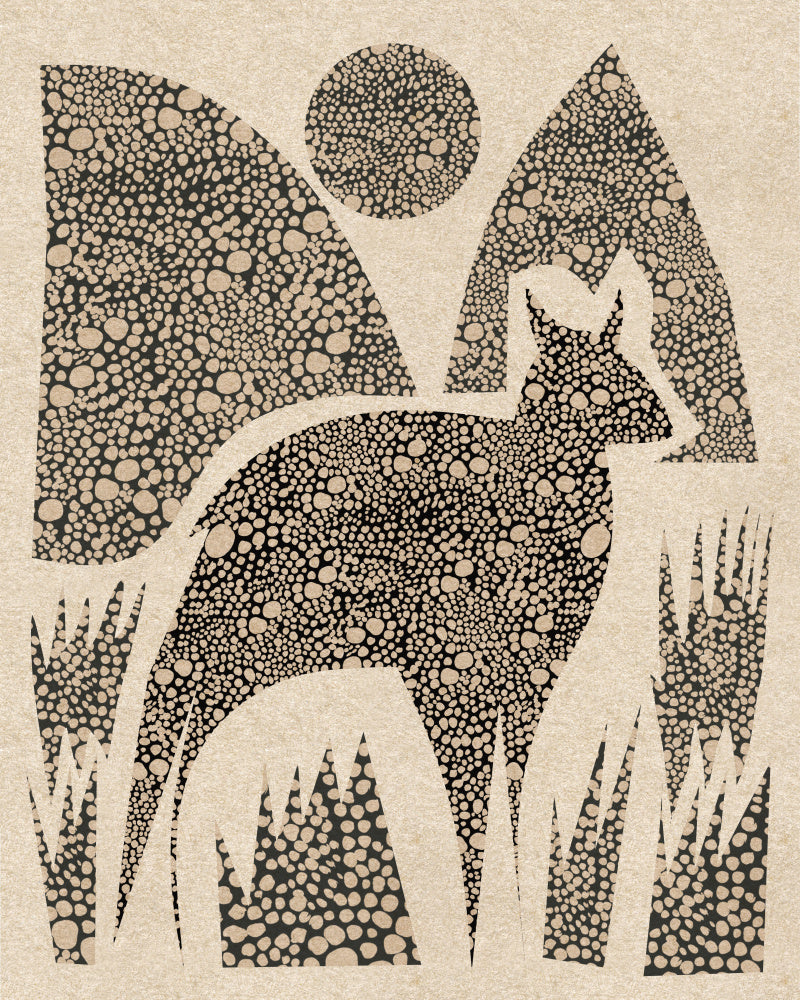 "Wild Deer Mountain Scene" by Josie George — Landscape Wall Art