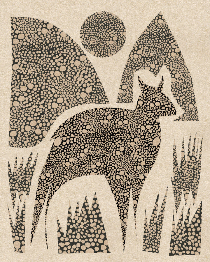 "Wild Deer Mountain Scene" by Josie George — Landscape Wall Art