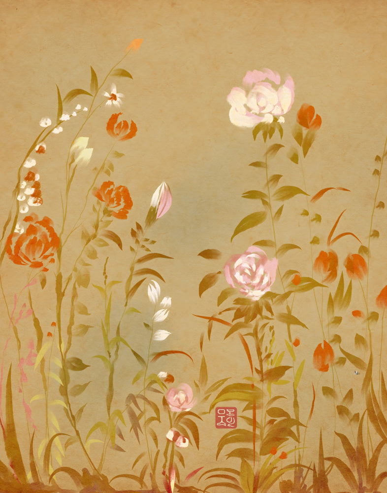 "Gentle Botanical Blooms" by Josie George — Botanical Wall Art