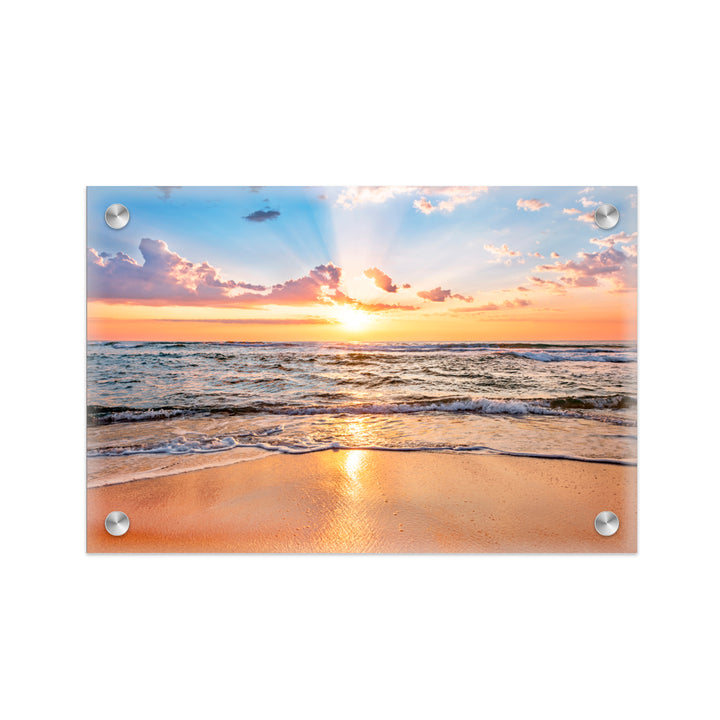 "Tropical Dawn" Acrylic Wall Art