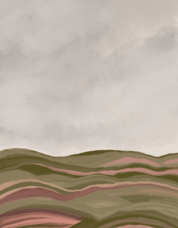 "Serene Rolling Hills" by Josie George — Landscape Wall Art