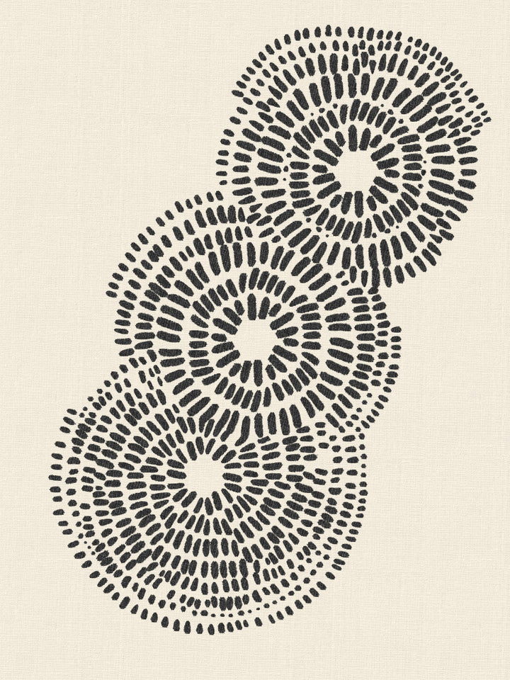 "Abstract Dotted Circles" by Josie George — Pattern Wall Art