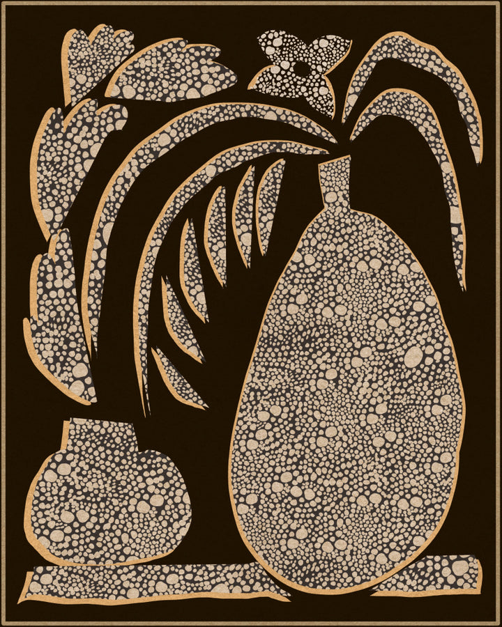 "Textured Floral Still Life" by Josie George — Botanical Wall Art