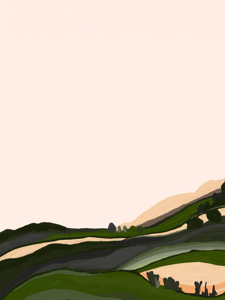 "Serene Rolling Hills" by Josie George — Landscape Wall Art