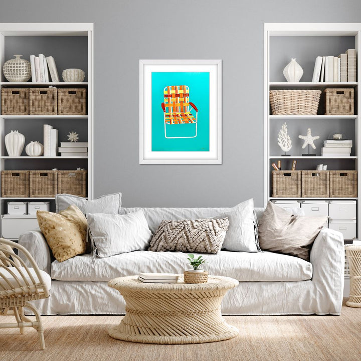 "Summer Seat" Framed Matted Print Wall Art