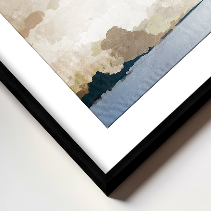"Costa Modscape I" Framed Matted Print Wall Art by ChiChi Décor