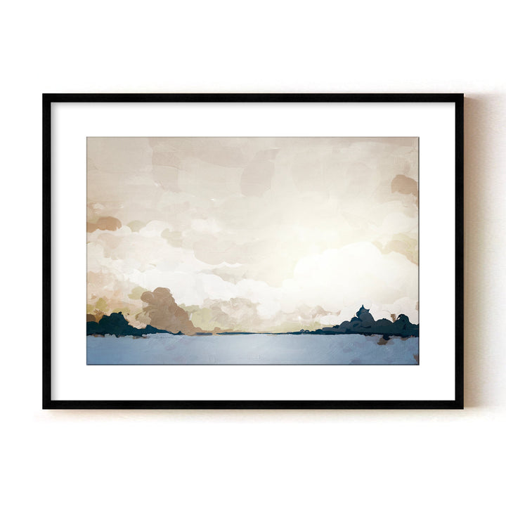 "Costa Modscape I" Framed Matted Print Wall Art by ChiChi Décor