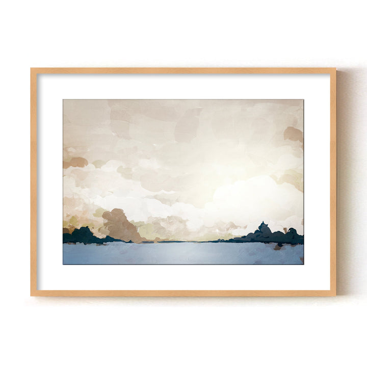 "Costa Modscape I" Framed Matted Print Wall Art by ChiChi Décor