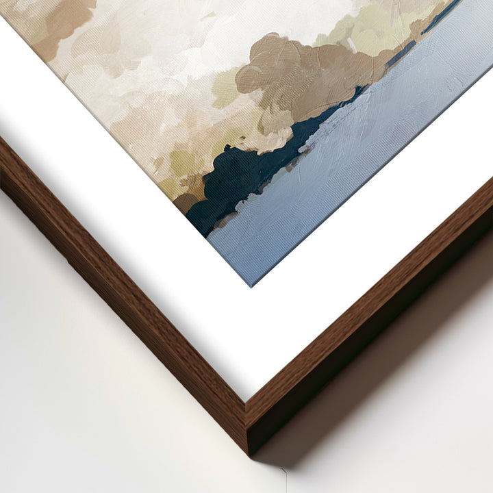 "Costa Modscape I" Framed Matted Print Wall Art by ChiChi Décor