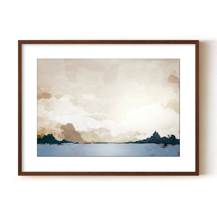 "Costa Modscape I" Framed Matted Print Wall Art by ChiChi Décor