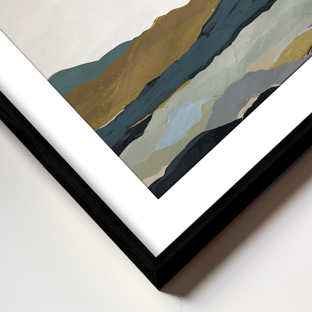 "Terra Modscape III" Framed Matted Print Wall Art by ChiChi Décor