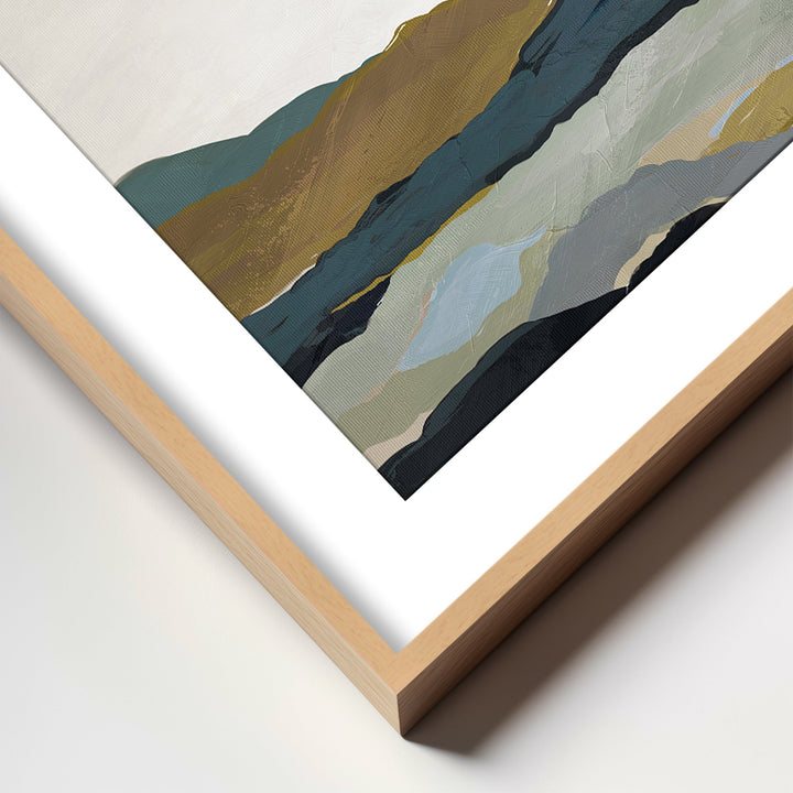 "Terra Modscape III" Framed Matted Print Wall Art by ChiChi Décor