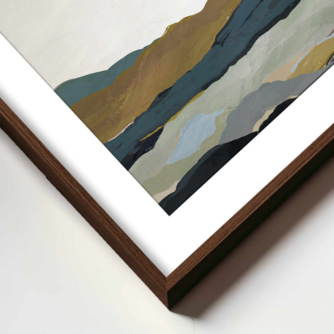 "Terra Modscape III" Framed Matted Print Wall Art by ChiChi Décor