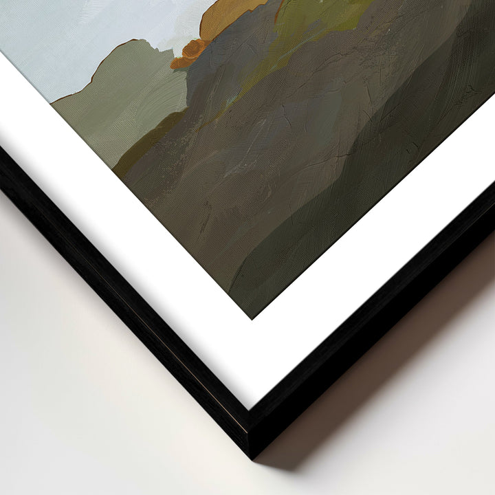 "Terra Modscape IX" Framed Matted Print Wall Art by ChiChi Décor