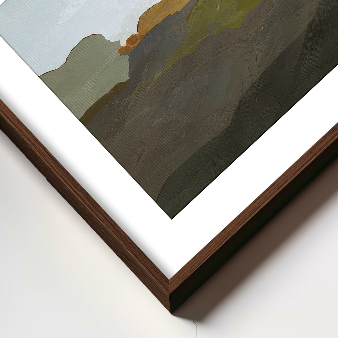 "Terra Modscape IX" Framed Matted Print Wall Art by ChiChi Décor