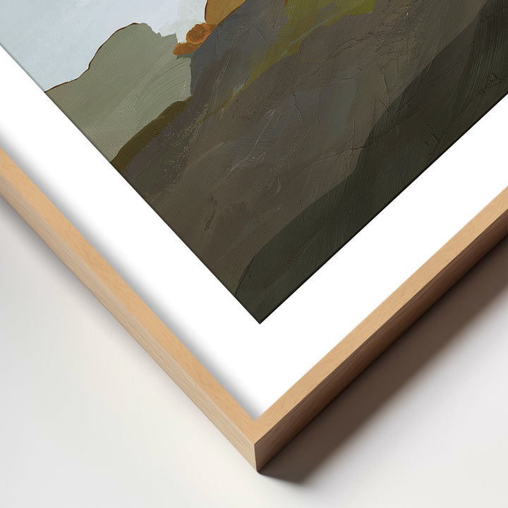 "Terra Modscape IX" Framed Matted Print Wall Art by ChiChi Décor