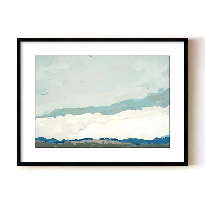 "Costa Modscape V" Framed Matted Print Wall Art by ChiChi Décor
