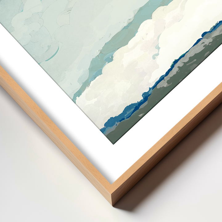 "Costa Modscape V" Framed Matted Print Wall Art by ChiChi Décor