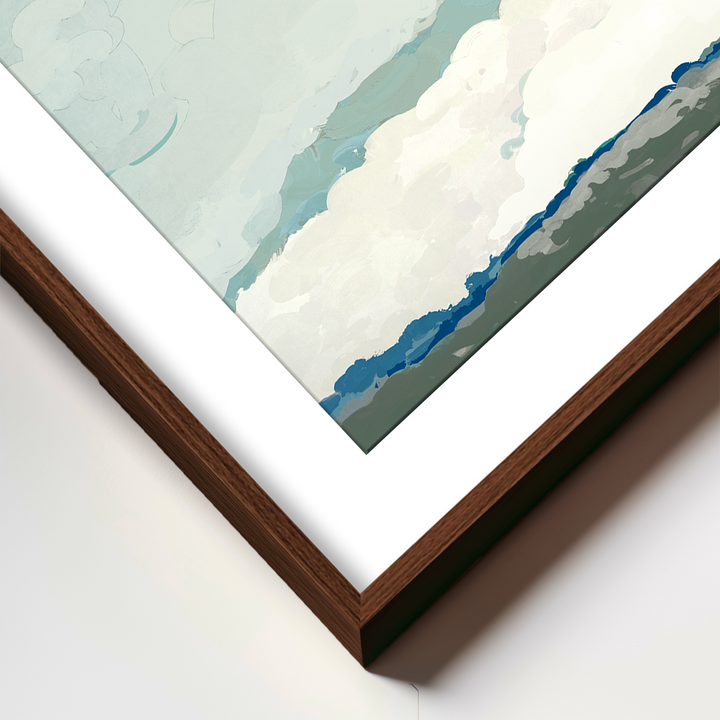 "Costa Modscape V" Framed Matted Print Wall Art by ChiChi Décor