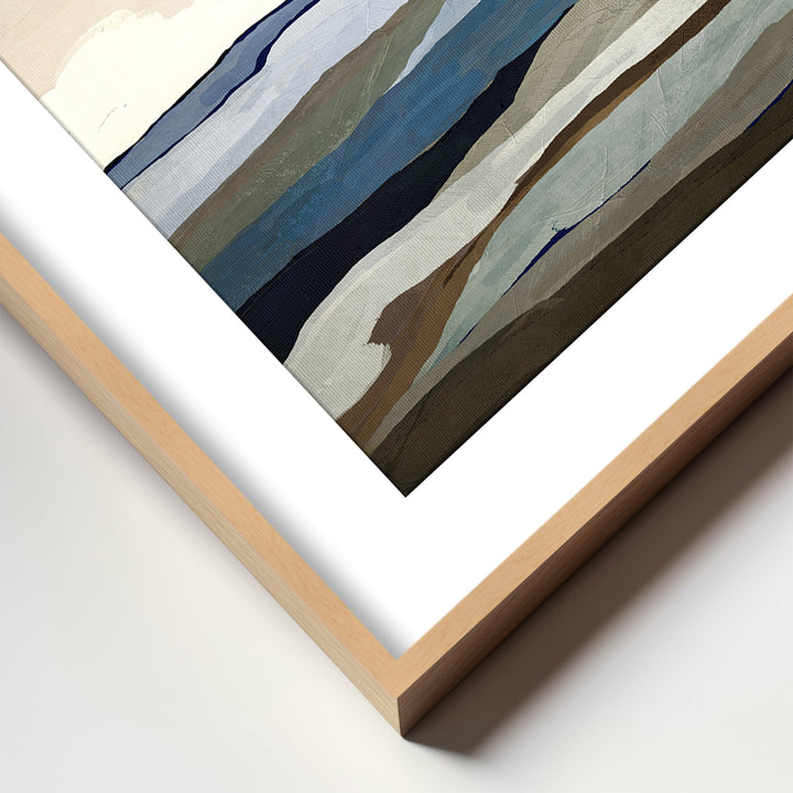 "Costa Modscape II" Framed Matted Print Wall Art by ChiChi Décor