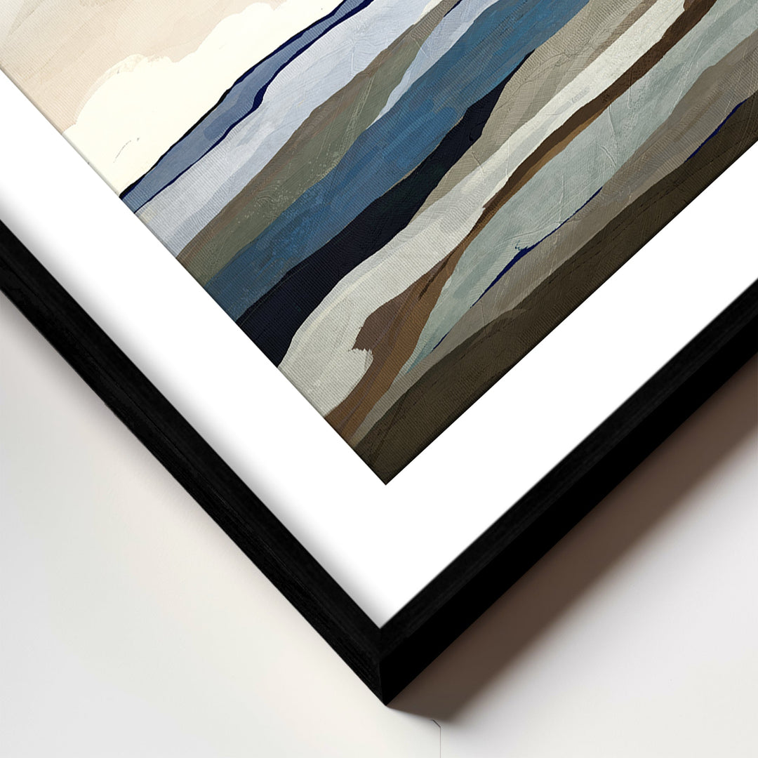 "Costa Modscape II" Framed Matted Print Wall Art by ChiChi Décor