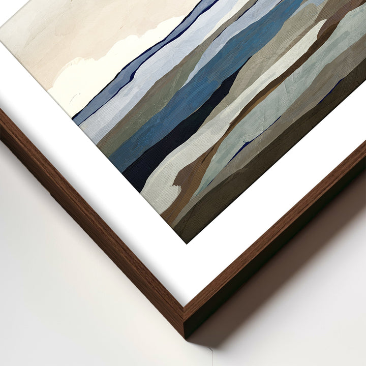 "Costa Modscape II" Framed Matted Print Wall Art by ChiChi Décor
