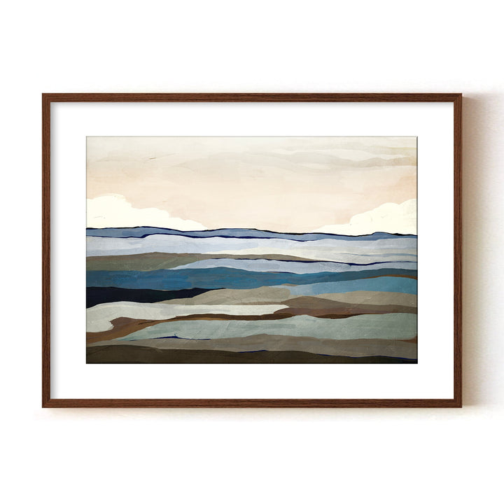 "Costa Modscape II" Framed Matted Print Wall Art by ChiChi Décor
