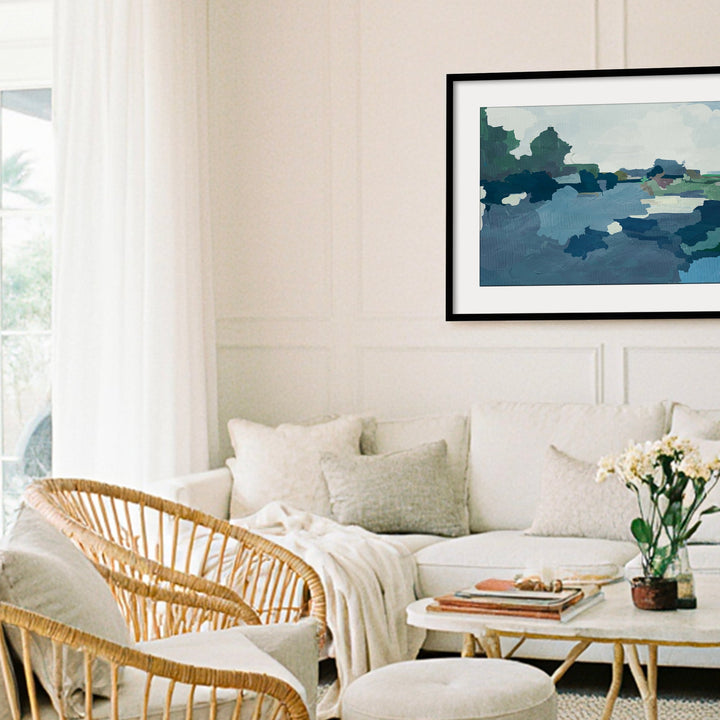 "Costa Modscape VIII" Framed Matted Print Wall Art by ChiChi Décor