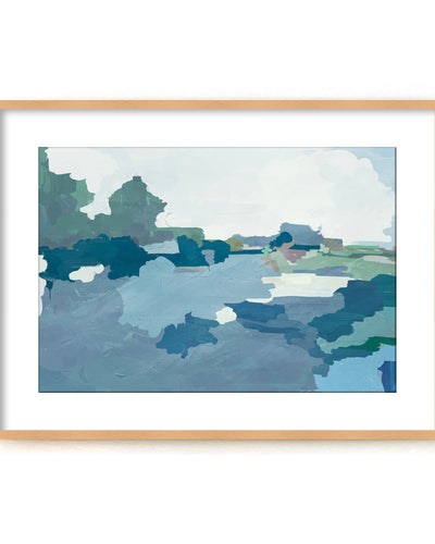 "Costa Modscape VIII" Framed Matted Print Wall Art by ChiChi Décor