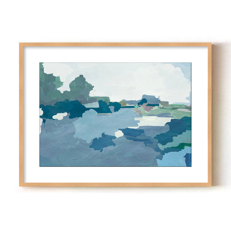 "Costa Modscape VIII" Framed Matted Print Wall Art by ChiChi Décor