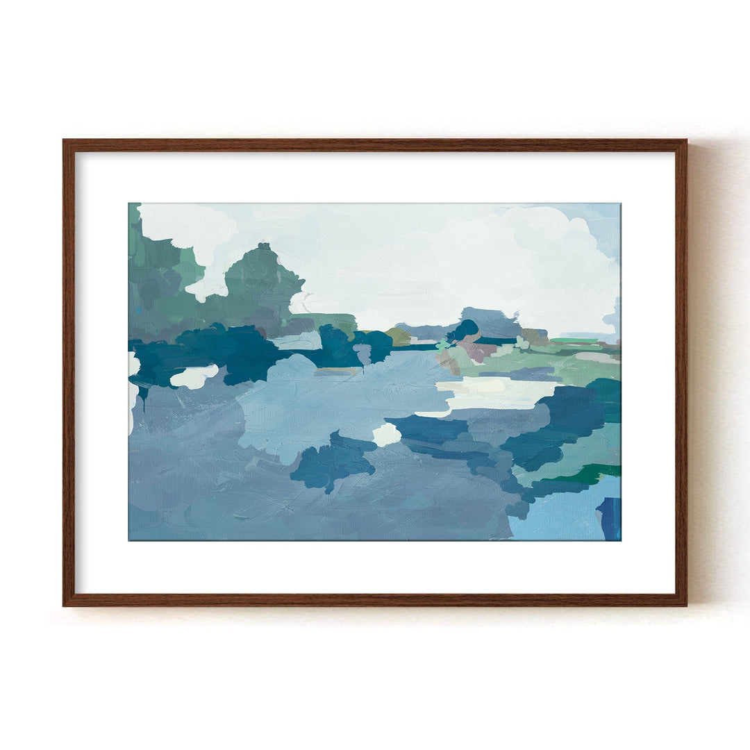 "Costa Modscape VIII" Framed Matted Print Wall Art by ChiChi Décor
