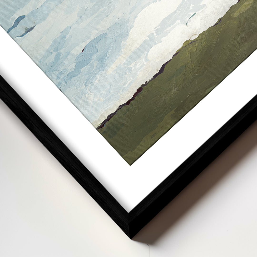"Terra Modscape V" Framed Matted Print Wall Art by ChiChi Décor
