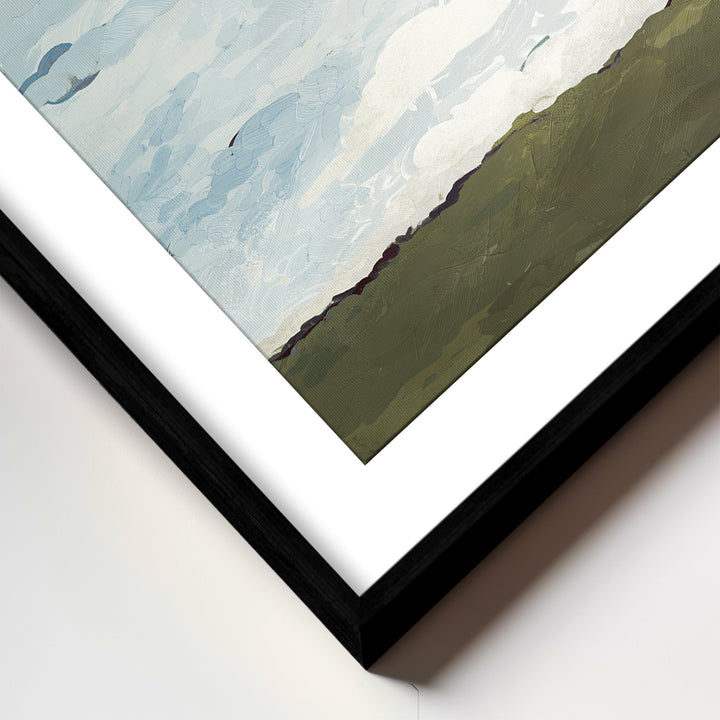 "Terra Modscape V" Framed Matted Print Wall Art by ChiChi Décor