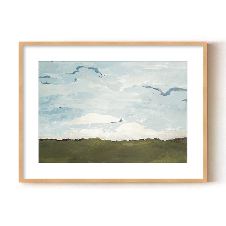 "Terra Modscape V" Framed Matted Print Wall Art by ChiChi Décor