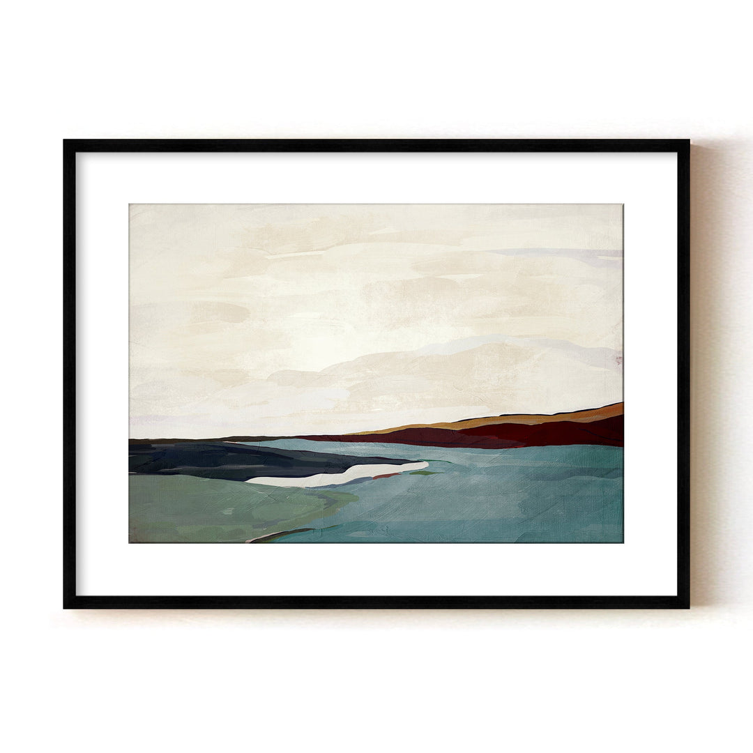 "Costa Modscape VI" Framed Matted Print Wall Art by ChiChi Décor