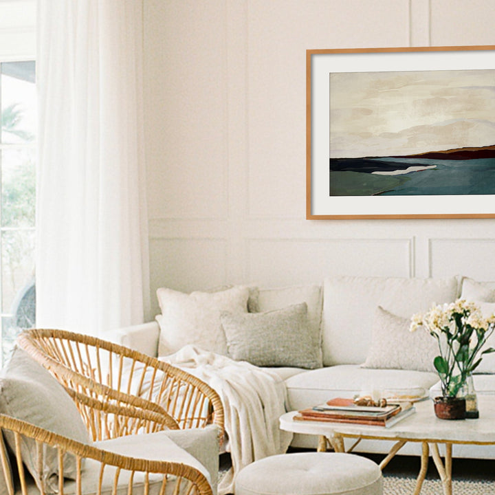 "Costa Modscape VI" Framed Matted Print Wall Art by ChiChi Décor