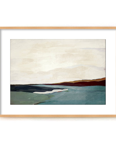 "Costa Modscape VI" Framed Matted Print Wall Art by ChiChi Décor