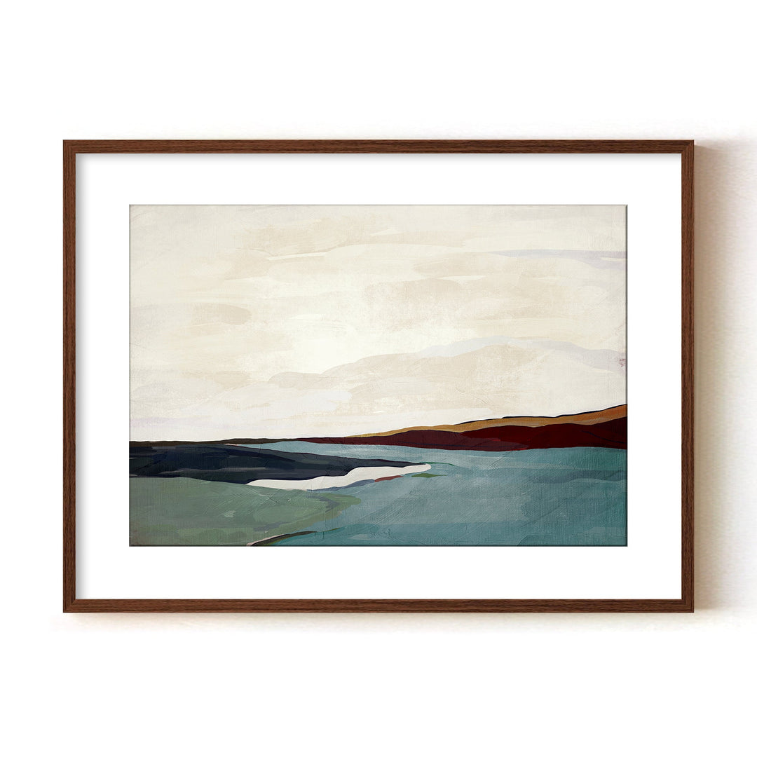 "Costa Modscape VI" Framed Matted Print Wall Art by ChiChi Décor