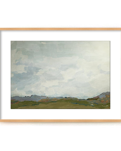 "Terra Modscape I" Framed Matted Print Wall Art by ChiChi Décor
