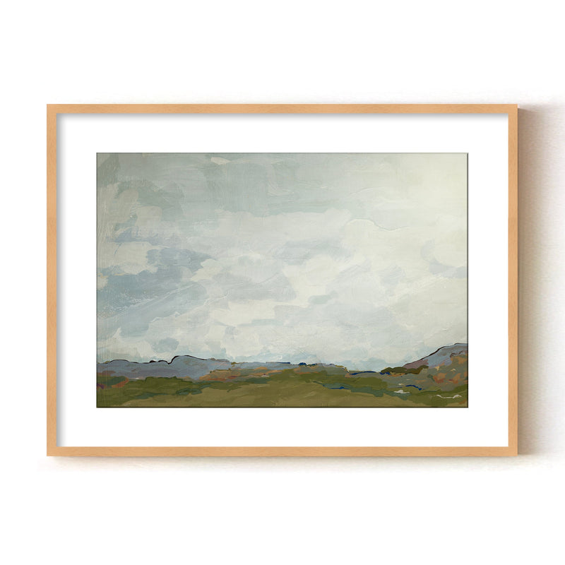 "Terra Modscape I" Framed Matted Print Wall Art by ChiChi Décor