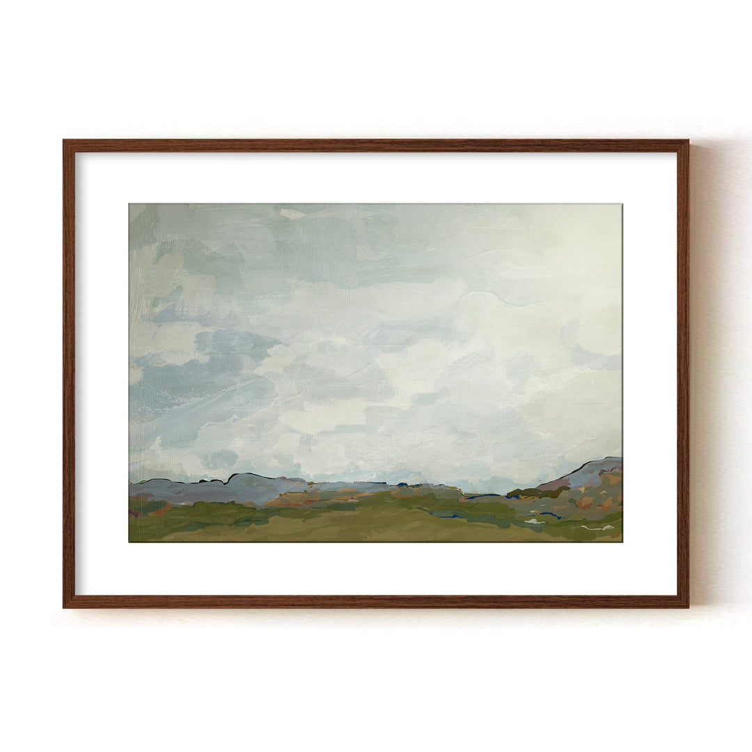 "Terra Modscape I" Framed Matted Print Wall Art by ChiChi Décor