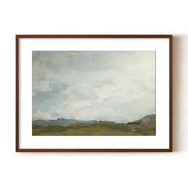 "Terra Modscape I" Framed Matted Print Wall Art by ChiChi Décor