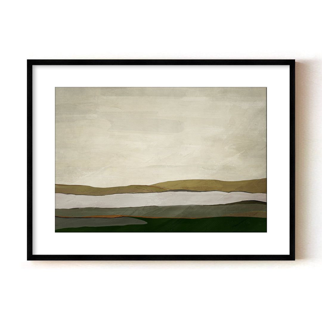 "Terra Modscape VII" Framed Matted Print Wall Art by ChiChi Décor